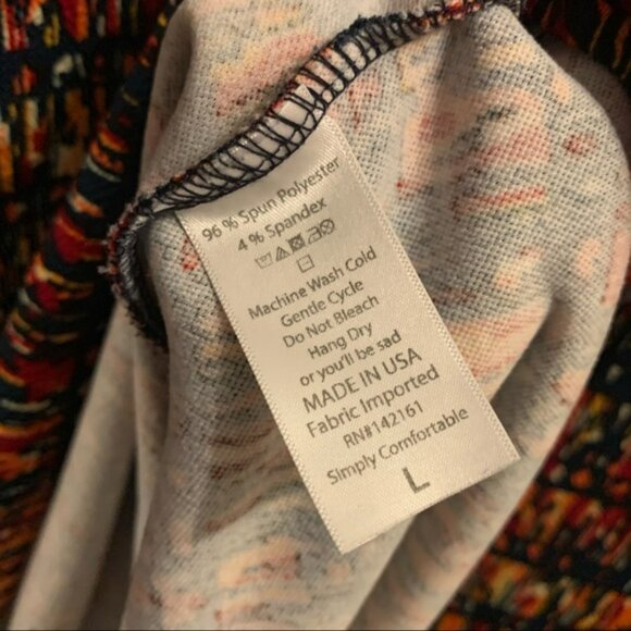 Lularoe Amelia size large - Picture 5 of 5